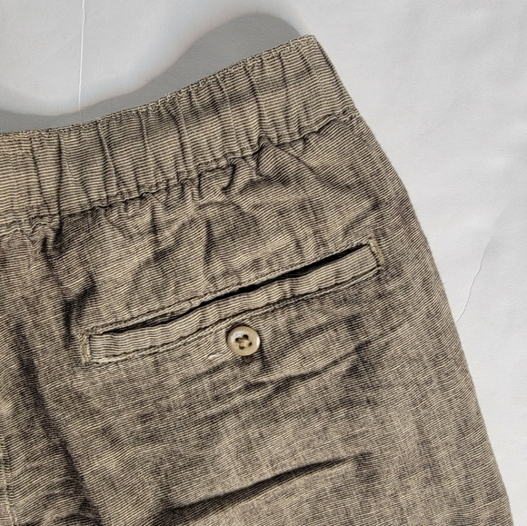 Abercrombie and fitch Sz XS Shorts High rise Linen Blend Pockets Drawstring - Picture 8 of 8